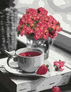 Painting by numbers - Enjoying the moment 