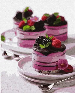 Картина за номерами - Десерт для душі