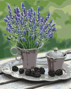 Painting by numbers - Lavender mood ©Photo: Julia Shalaeva