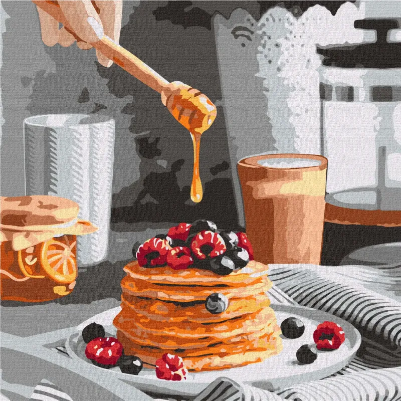 Painting by numbers - Sweet pancakes ©alonka_good