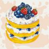 Painting by numbers - Favorite cake