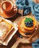 Painting by numbers - Pancakes for tea