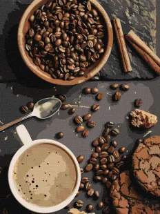 Картина за номерами - Духмяна кава