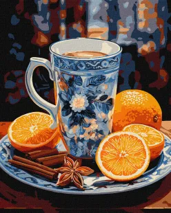 Картина по номерам - Кофейная гармония ©art_selena_ua