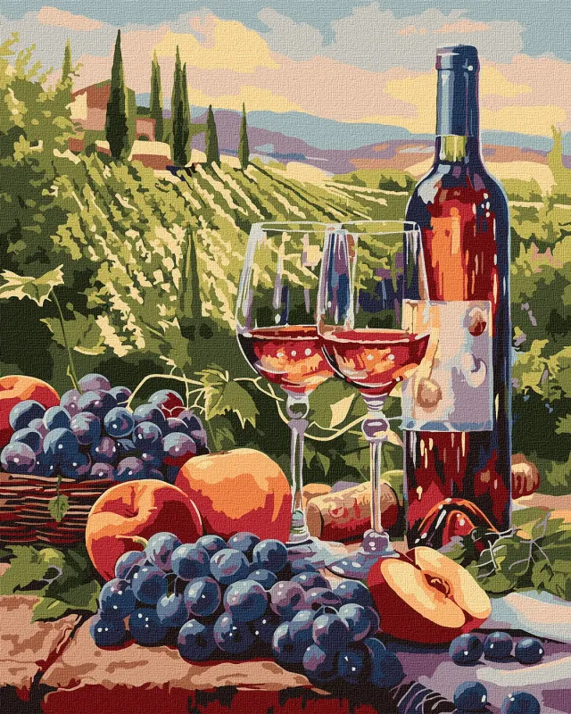 Painting by numbers - Fruit wine ©art_selena_ua