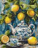Painting by numbers - Lemons and Ceramics ©art_selena_ua