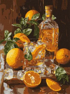 Painting by numbers - Orange Evening ©art_selena_ua