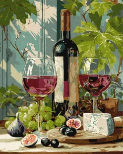 Картина за номерами - Винна композиція ©art_selena_ua