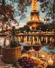 Painting by numbers - Picnic in Paris ©art_selena_ua