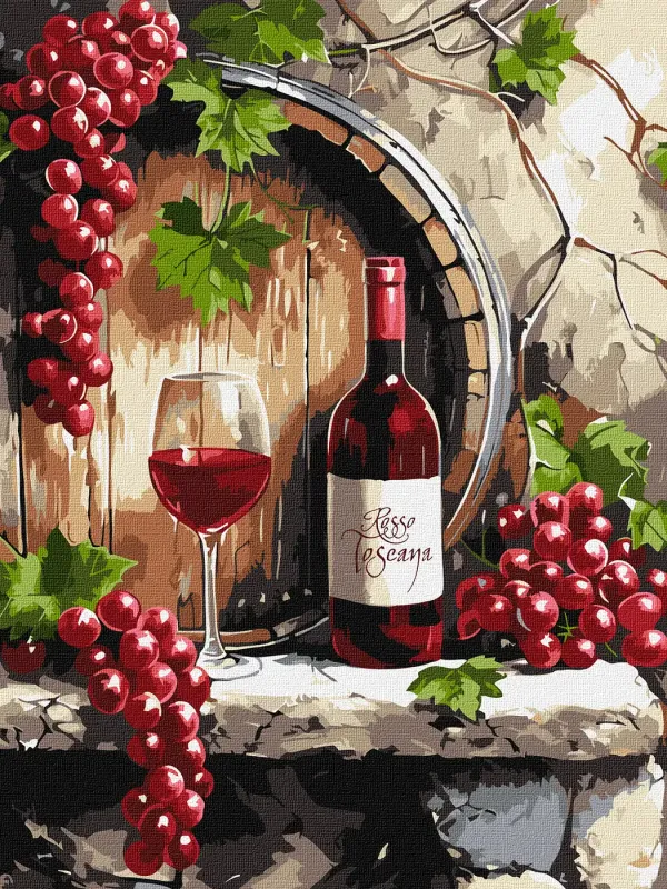 Painting by numbers - Evening in Tuscany ©art_selena_ua