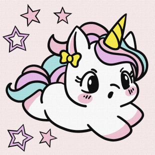 Painting by numbers - A marvellous unicorn