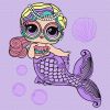 Картина за номерами - L.O.L. Surprise! Mermaids Miss Sea