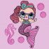 Картина по номерам - L.O.L. Surprise! Mermaids Waves