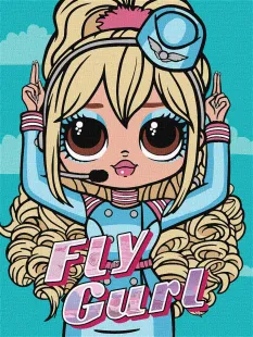 Картина за номерами - L.O.L. Surprise! O.M.G. Fly Gurl