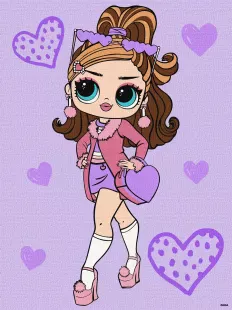 Painting by numbers - L.O.L. Surprise! Tweens Fancy Gurl