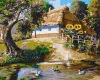 Painting by numbers - Small village ©Oleksandr Zakusilov