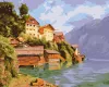 Картина за номерами - Затишна затока ©Катерина Терещенко за мотивами Ferdinand Waldmüller