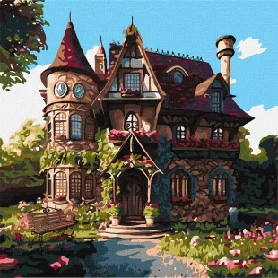 Картина за номерами - Затишний палац ©art_selena_ua