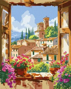 Painting by numbers - Favourite Tuscany ©art_selena_ua