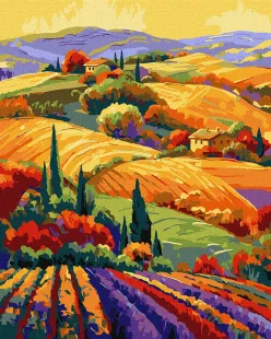 Painting by numbers - Vivid landscape ©art_selena_ua