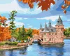 Картина за номерами - Замок на озері