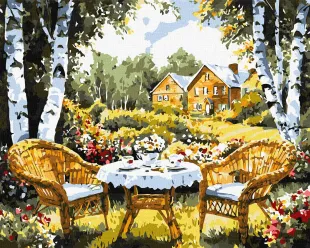 Картина за номерами - Дача мрії ©art_selena_ua