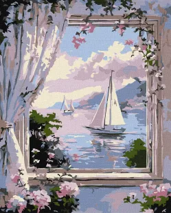 Картина за номерами - Чарівна гавань ©art_selena_ua