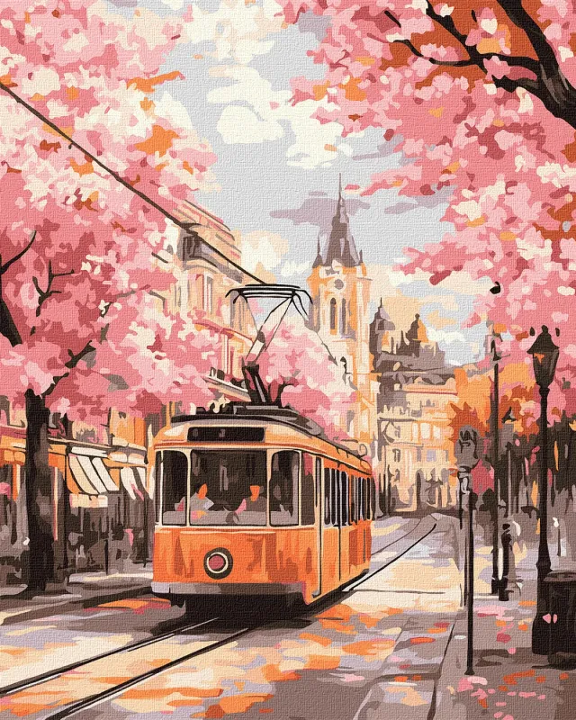 Картина по номерам - Розовый путь ©art_selena_ua
