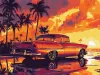 Painting by numbers - Retro sunset ©art_selena_ua