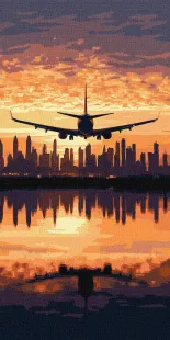 Painting by numbers - Flying above the city ©art_selena_ua