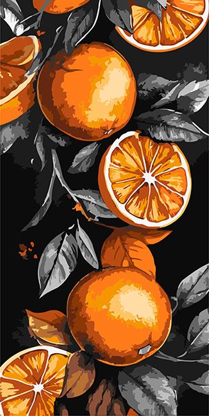 Картина по номерам - Сицилийские апельсины ©art_selena_ua