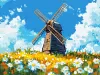 Painting by numbers - Mill in the middle of a field ©art_selena_ua