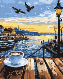 Картина за номерами - Стамбульський ранок ©art_selena_ua