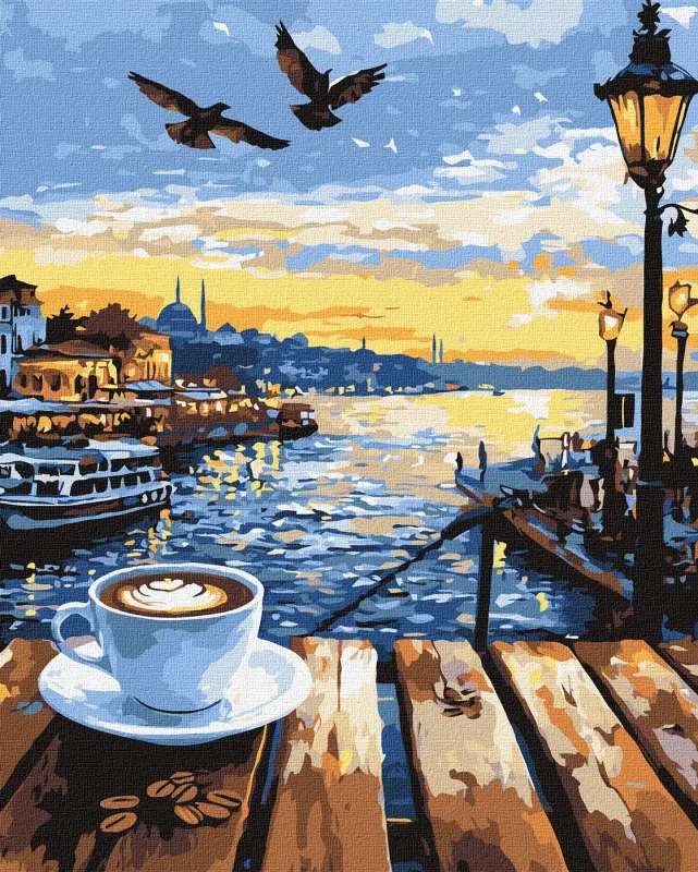 Картина за номерами - Стамбульський ранок ©art_selena_ua