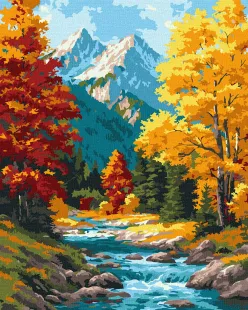 Painting by numbers - Autumn Breath of the Forest ©art_selena_ua