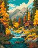 Картина по номерам - Осень над потоком ©art_selena_ua