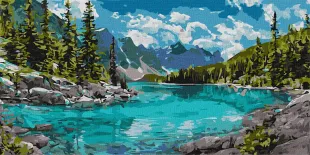 Картина за номерами - Дихання Альп ©art_selena_ua