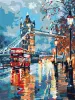 Painting by numbers - Rainy dreamy London ©art_selena_ua