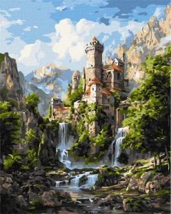 Картина за номерами - Таємниці скель ©art_selena_ua