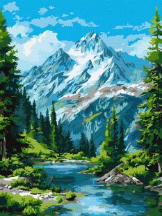 Картина за номерами - Погляд сонячного ранку ©art_selena_ua