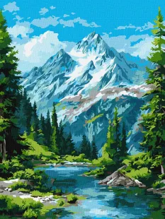 Картина за номерами - Погляд сонячного ранку ©art_selena_ua