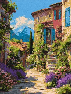 Картина за номерами - Кам’яна тиша ©art_selena_ua