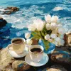 Painting by numbers - Sea coffee ©art_selena_ua