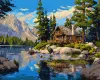 Картина по номерам - Лесное дуновение ветра ©art_selena_ua