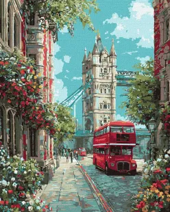 Картина за номерами - Квітучий Лондон ©art_selena_ua