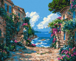 Картина за номерами - Середземноморський променад ©art_selena_ua