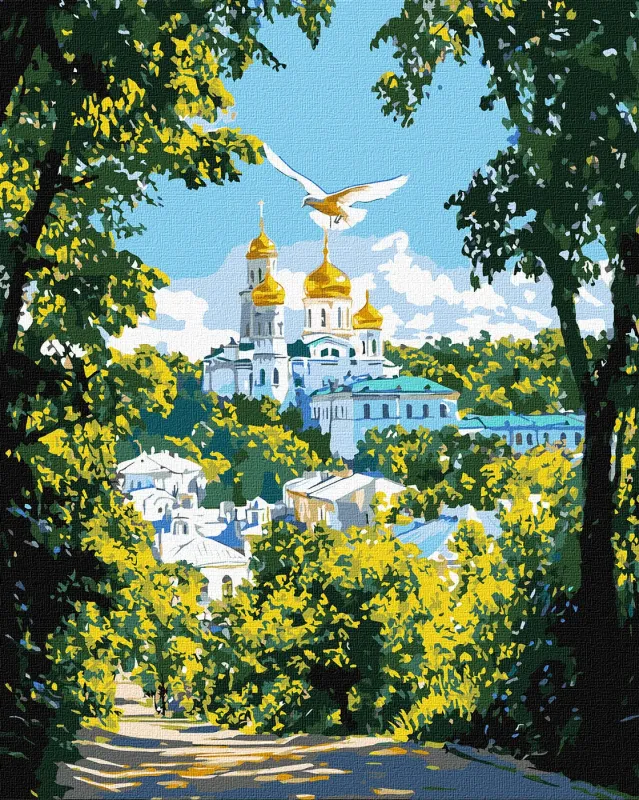 Картина по номерам - Собор духовности ©art_selena_ua