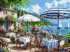 Картина по номерам - Обед у уютного порта ©art_selena_ua