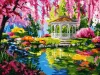 Картина по номерам - Цветная беседка ©art_selena_ua