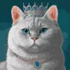 Картина за номерами - Гордий король ©art_selena_ua